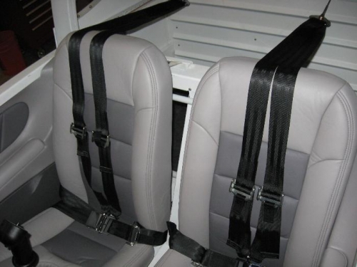 Seat Belts installed