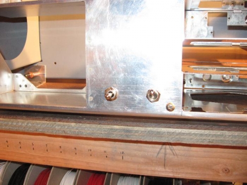 Flap switch on left, and A/P Master on right