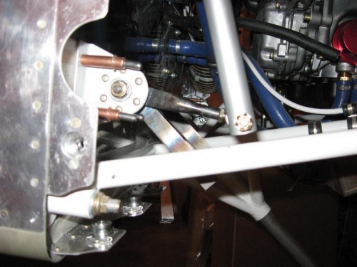 Testing the assembly in it's full downward (cowl flap OPEN position)