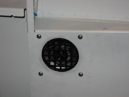 Panel and speaker in place for fit.