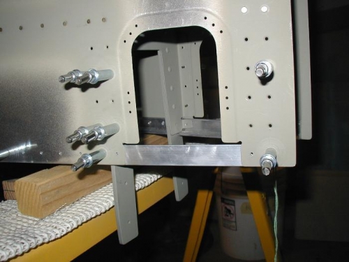 Longerons drilled to aft tail cone