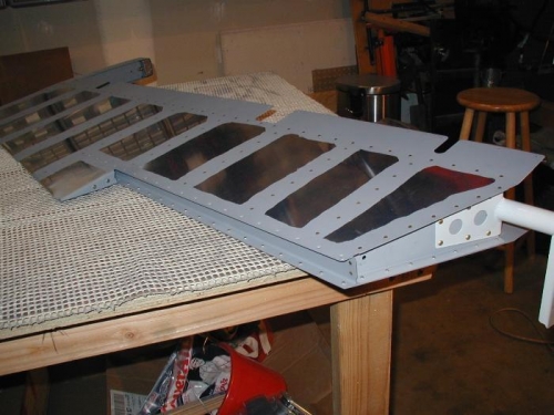 Left Elevator final riveted