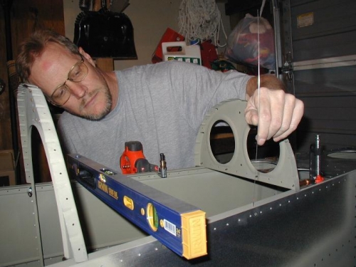 Using the laser level to verify