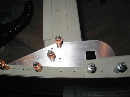 F-757 R fitted and drilled to F-721B, F-705 and the longeron