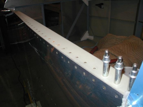 F-721B L riveted to longeron