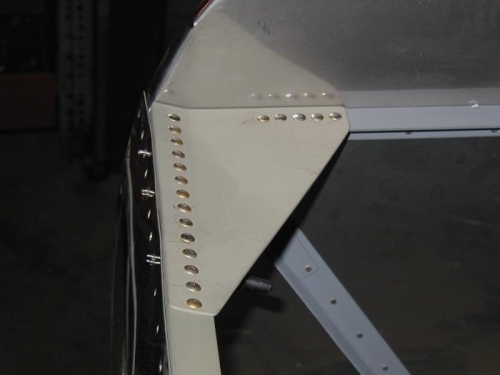 F-695 L riveted in place