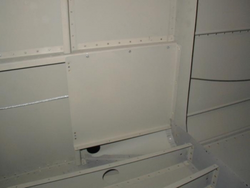 Right side F-750 Aft Baggage panel.