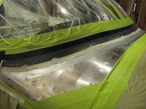 Fillet left to harden overnight