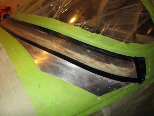 Left side view of finishing filler