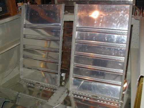 Seats!  Yes, I had to sit in them even without cushions...