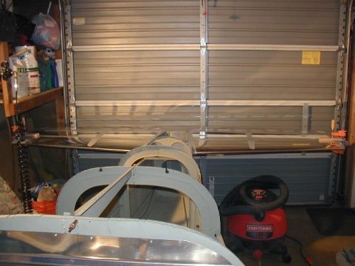 A view of the HS mounted