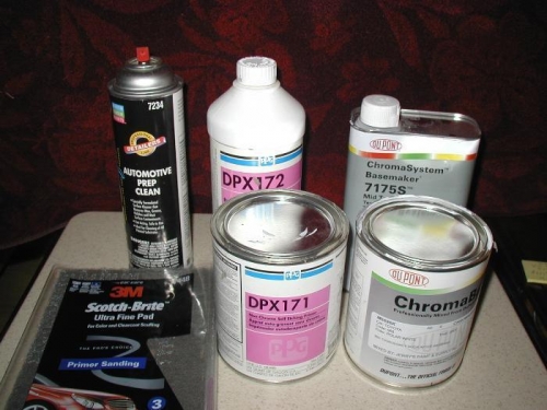 Prep, primer and paint products