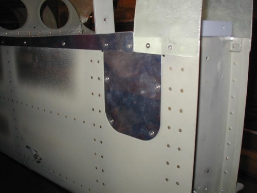 Trim and access panels installed