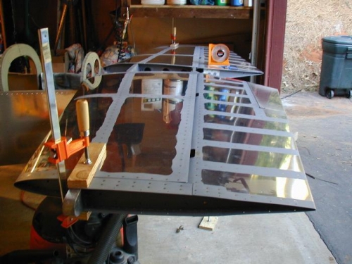 Pushrod adjusted while the Elevator is 