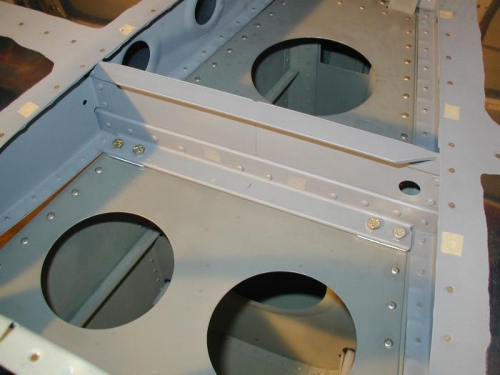 HS-714, F-798 shims bolted through deck and into longeron below.