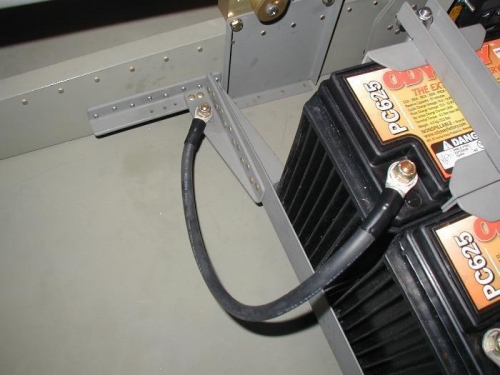 Main battery (minus) cable attached