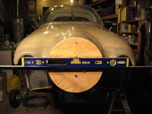 Fuselage is level, so it the angle