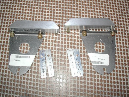 F-796 parts along with fuel tank attach brackets