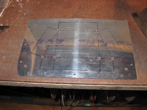 Template of trough. (Note: this needed some minor mods for a perfert fit.)