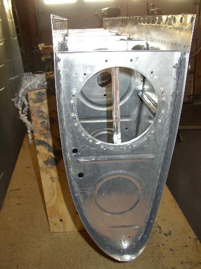 Most Inboard Rib riveted and sealed in place