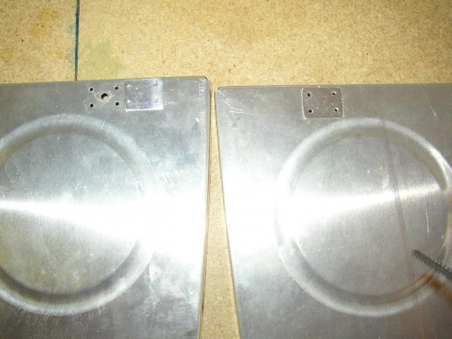 Cover Plates for the tooling holes in the inboard tank ribs