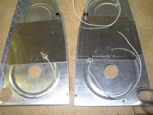 Left Tank Capacitance Fuel Sender Plates