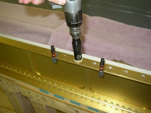Countersink the hole