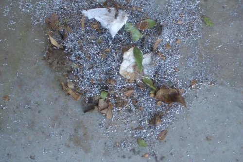 1/2 of aluminum shavings