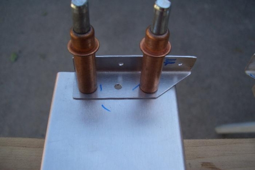 CU of one of four clips