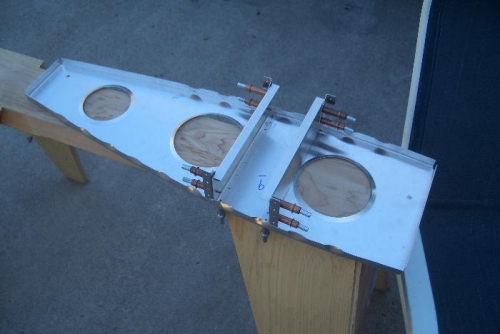 #9 rib showing support  rails