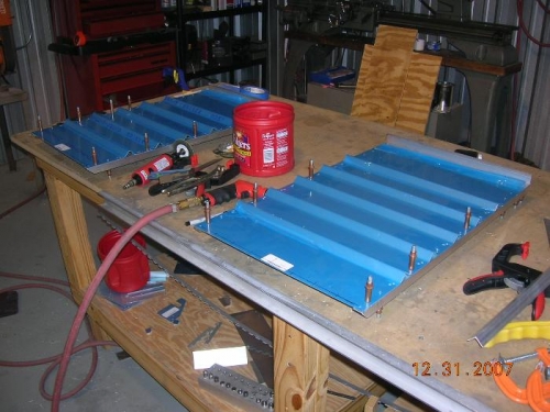 Left and right seat backs