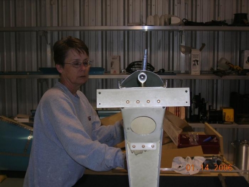 Clecoed Leading edge