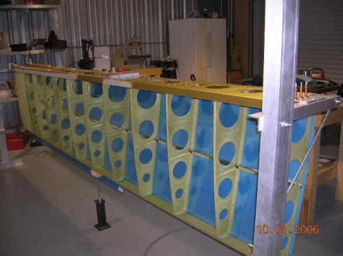 Left Wing with Top Skin