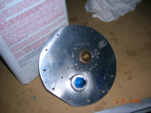 Fuel sender incorrectly on inside of Tank