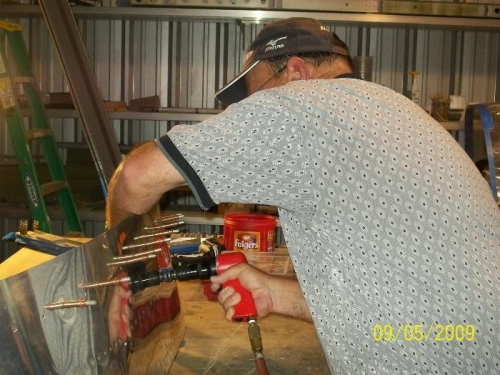 Obligitory picture of me working on it for the FAA