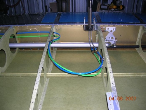 Pitot and AOA tube routing