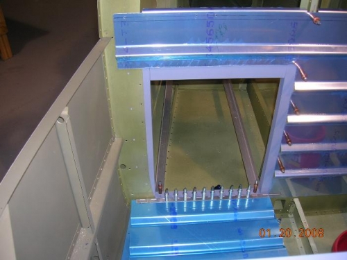 From the front with door open