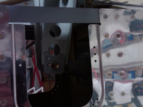 Doubler complete and installed in fuselage