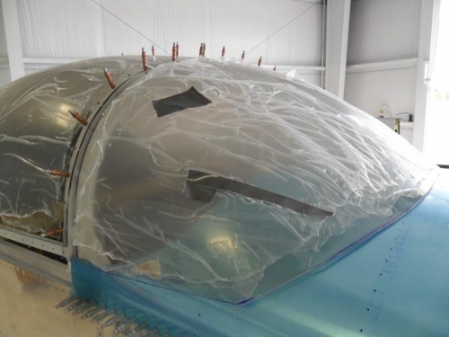 Initial fit of windscreen