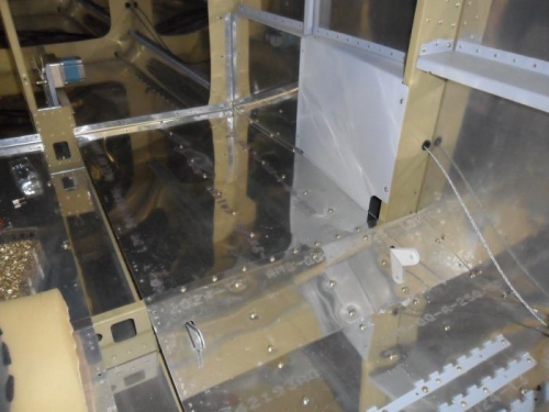 Left side floors are done...sort of...