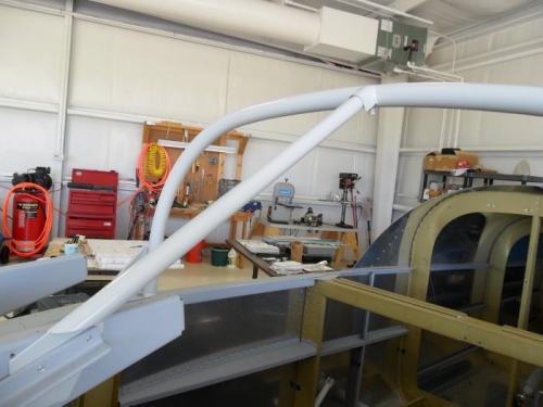 Roll bar is in and front brace fitted