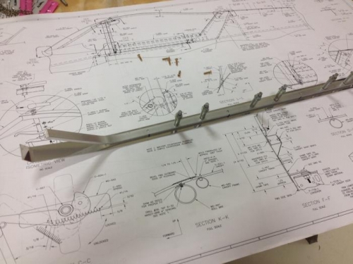 Canopy slide rail in process