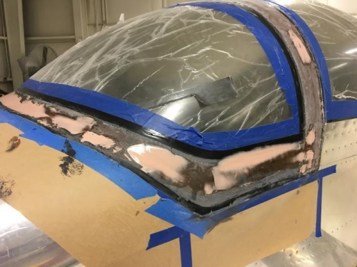 Epoxy fill in the low spots