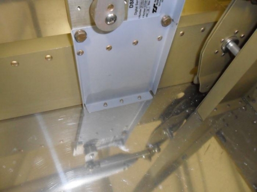 Cherry Max rivets from inside...