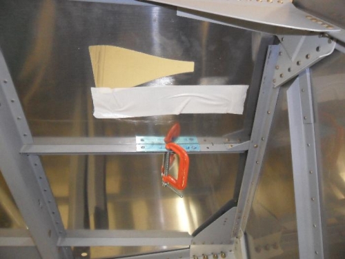 Drilling rudder pedal attach points