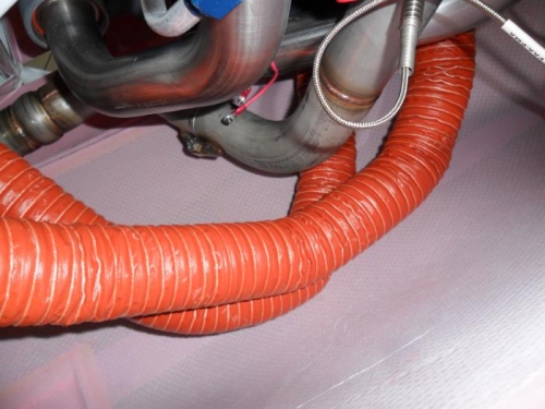 Checking clearance from cowling