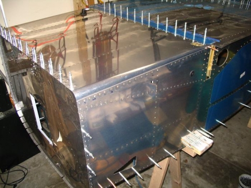 The forward section is finished!