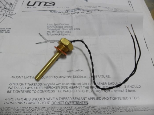 Oil temperature probe
