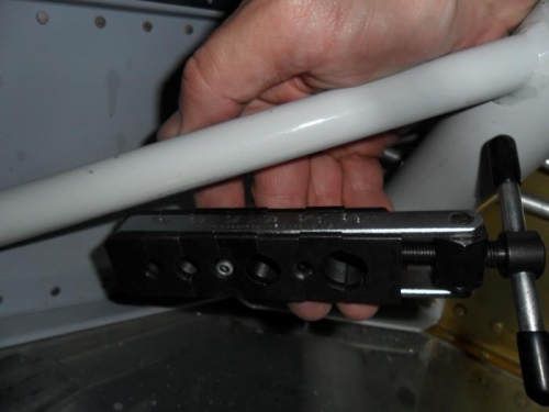 Tight quarters for flaring...