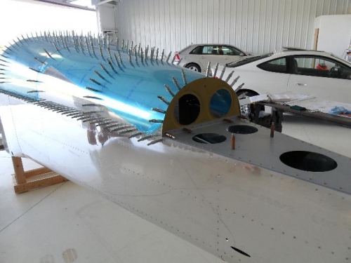 All skins and bulkheads drilled